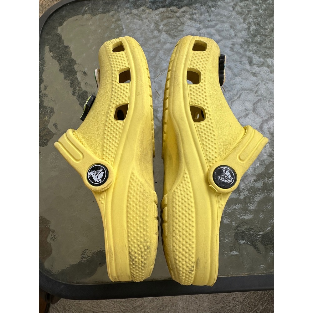Crocs Toy Story Clogs with Jibbitz Comfort Slides Yellow‎ Kids Size 13 childs - Picture 6 of 8